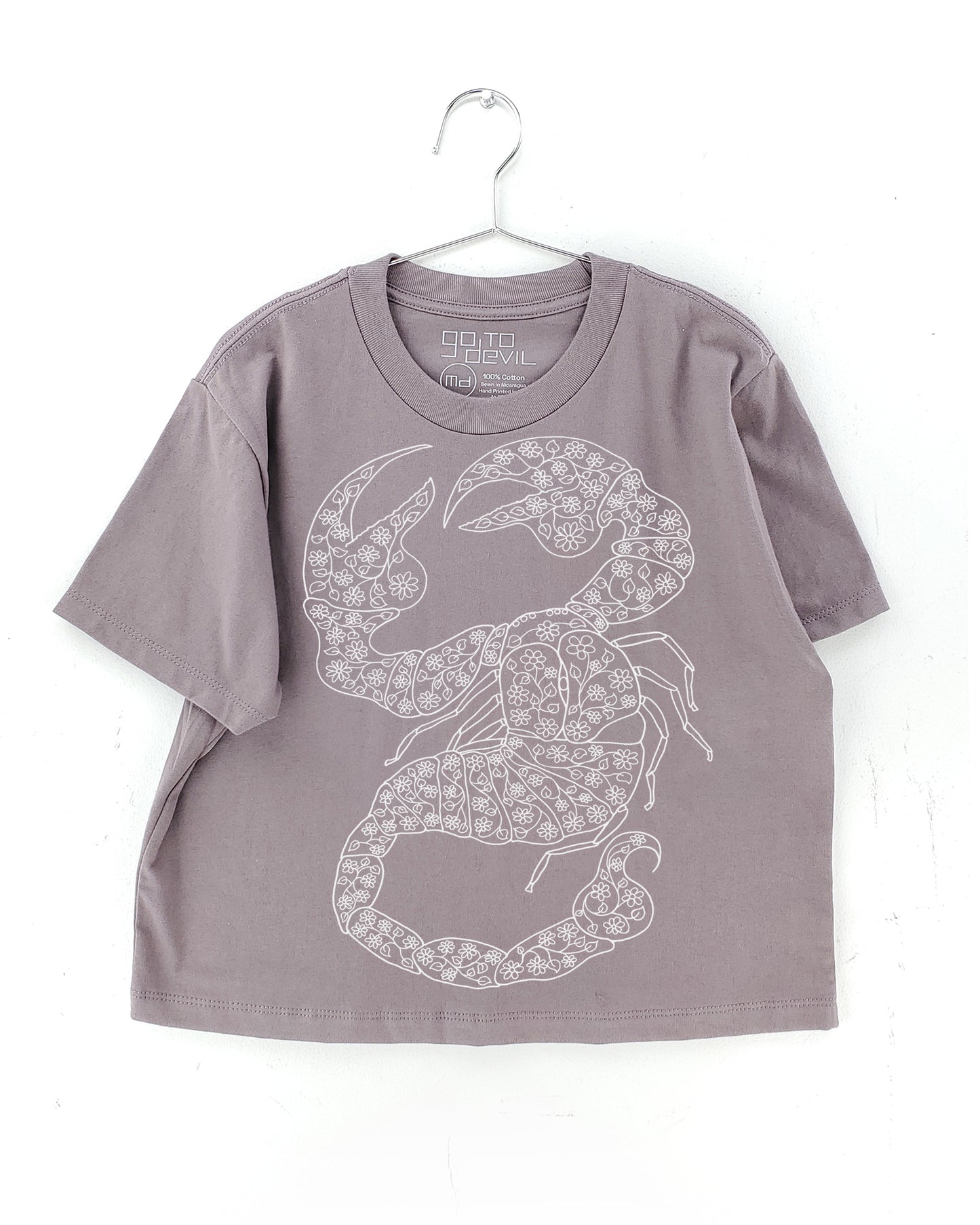 Scorpion Women's  Heavyweight Cotton High Waist Tee