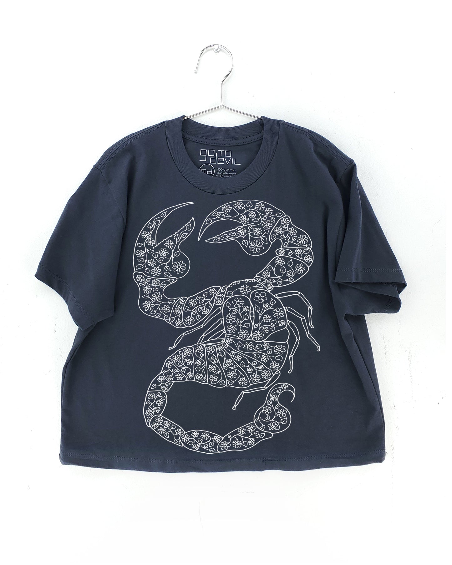 Scorpion Women's  Heavyweight Cotton High Waist Tee