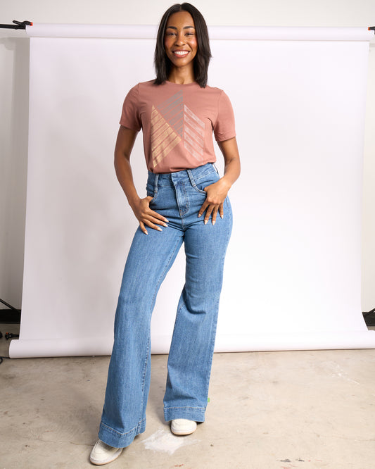Triangles Women's Crew Neck Tee