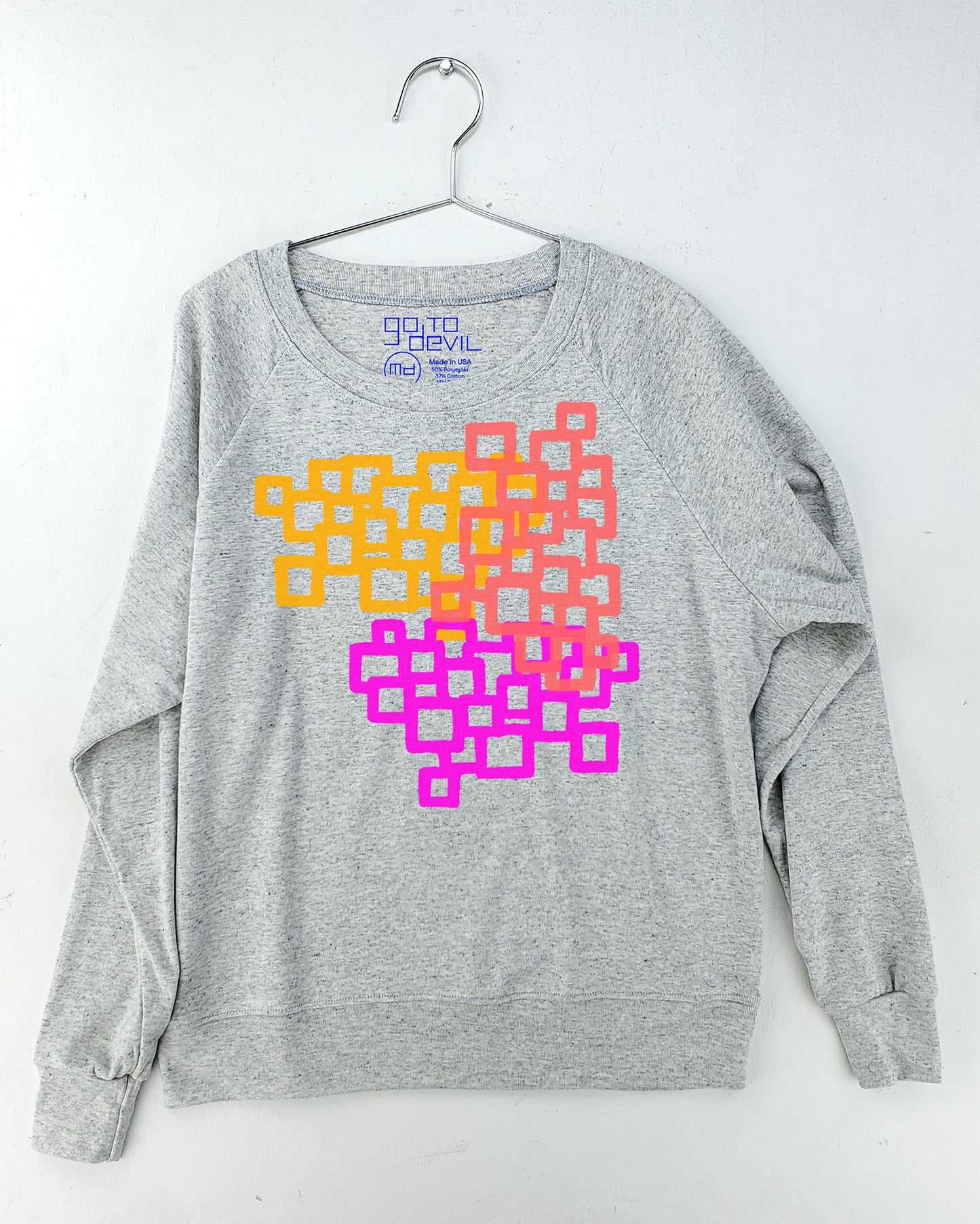 Squares Women's Tri Blend Pullover
