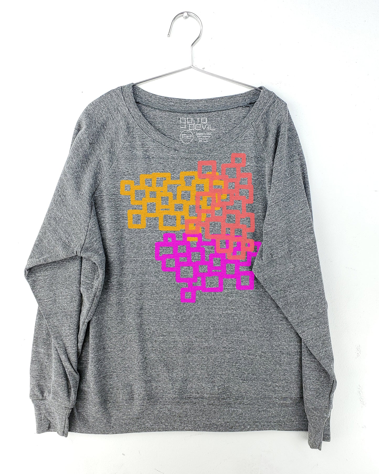 Squares Women's Tri Blend Pullover