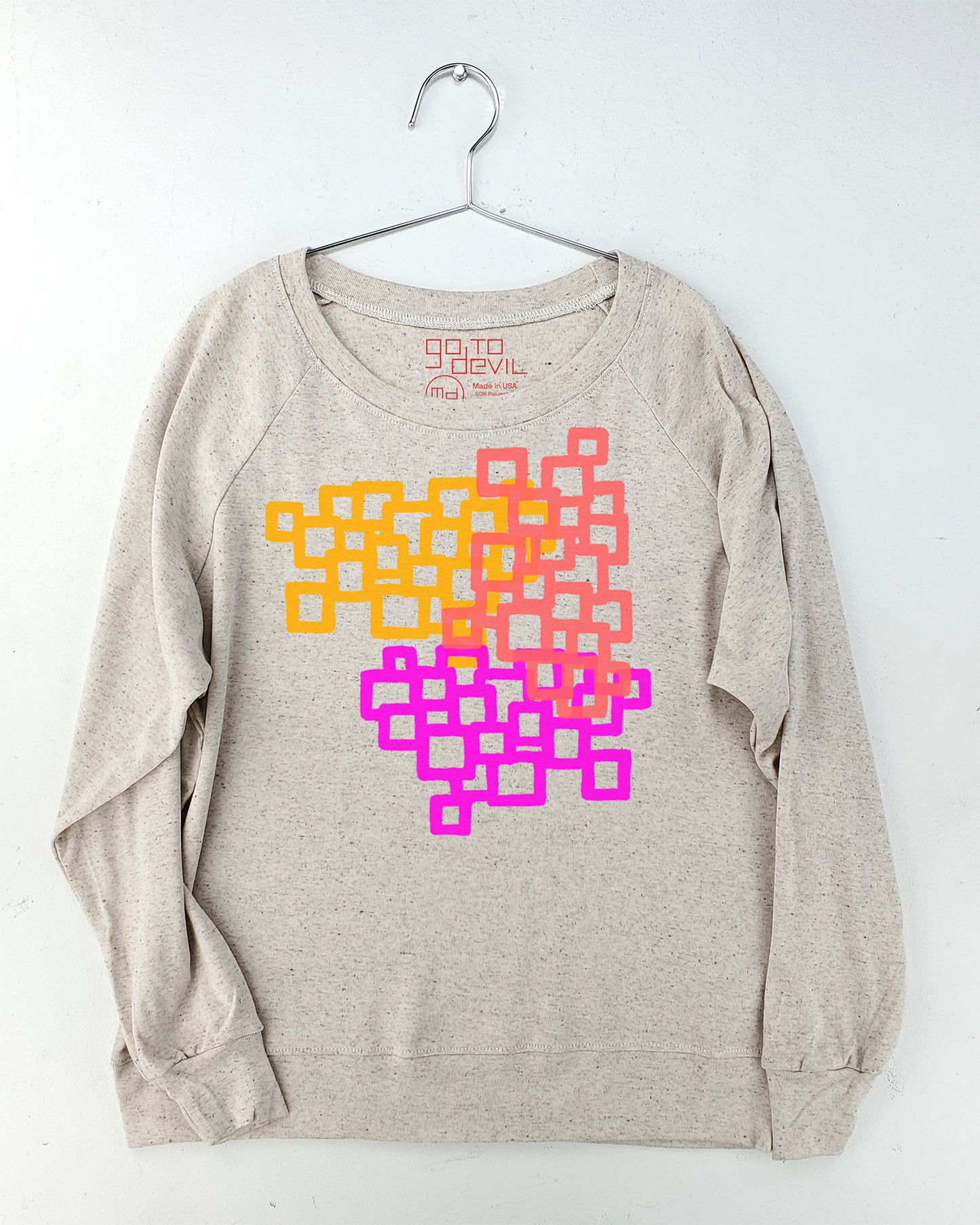 Squares Women's Tri Blend Pullover