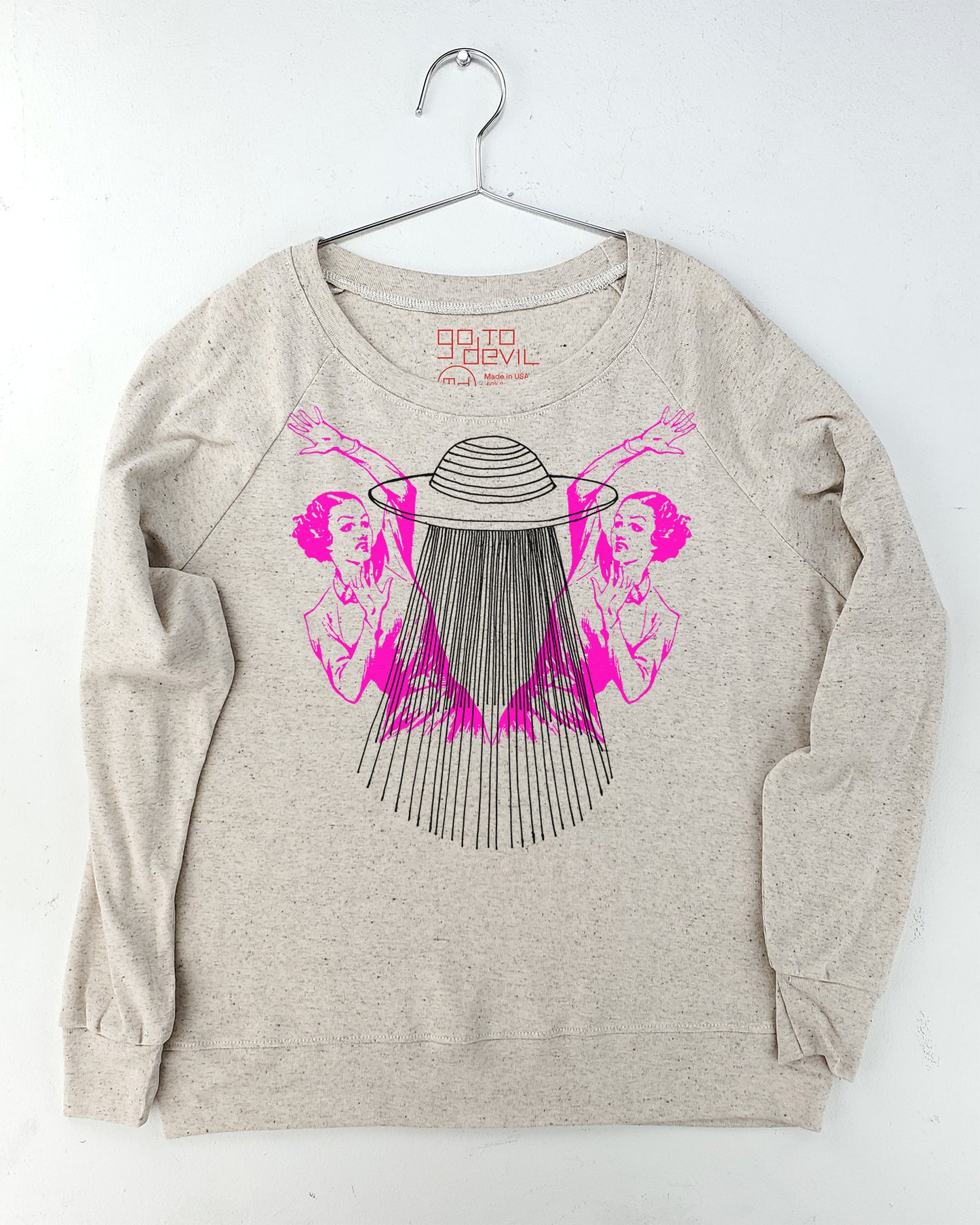 UFO Ladies Women's Tri Blend Pullover