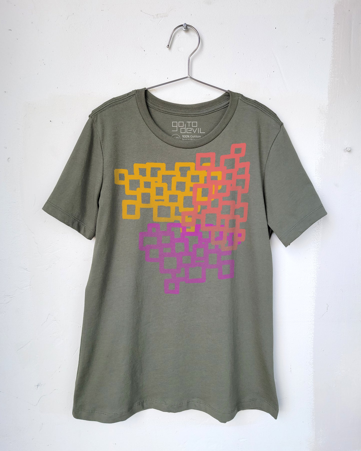 Squares Women's Crew Neck Tee
