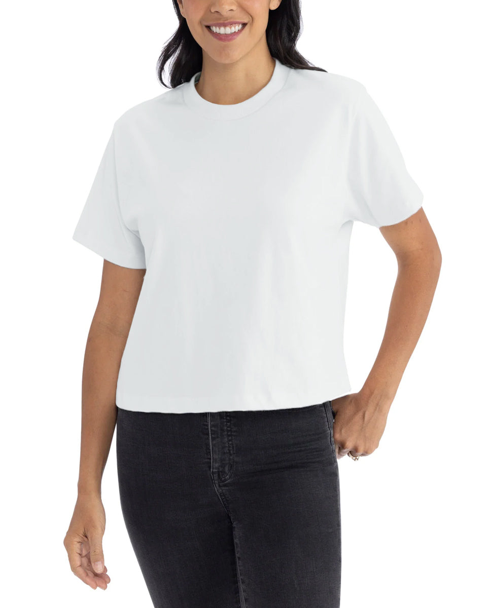 Scribble Women's Heavyweight Cotton High Waist Tee