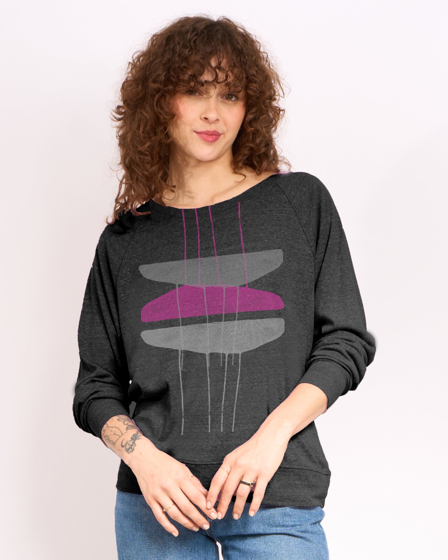 Hyper Heart Women's Tri Blend Pullover