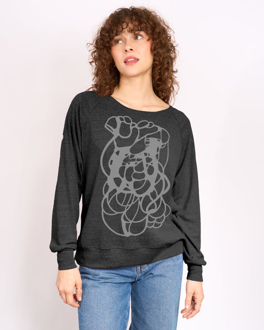 Scribble Women's Tri Blend Pullover