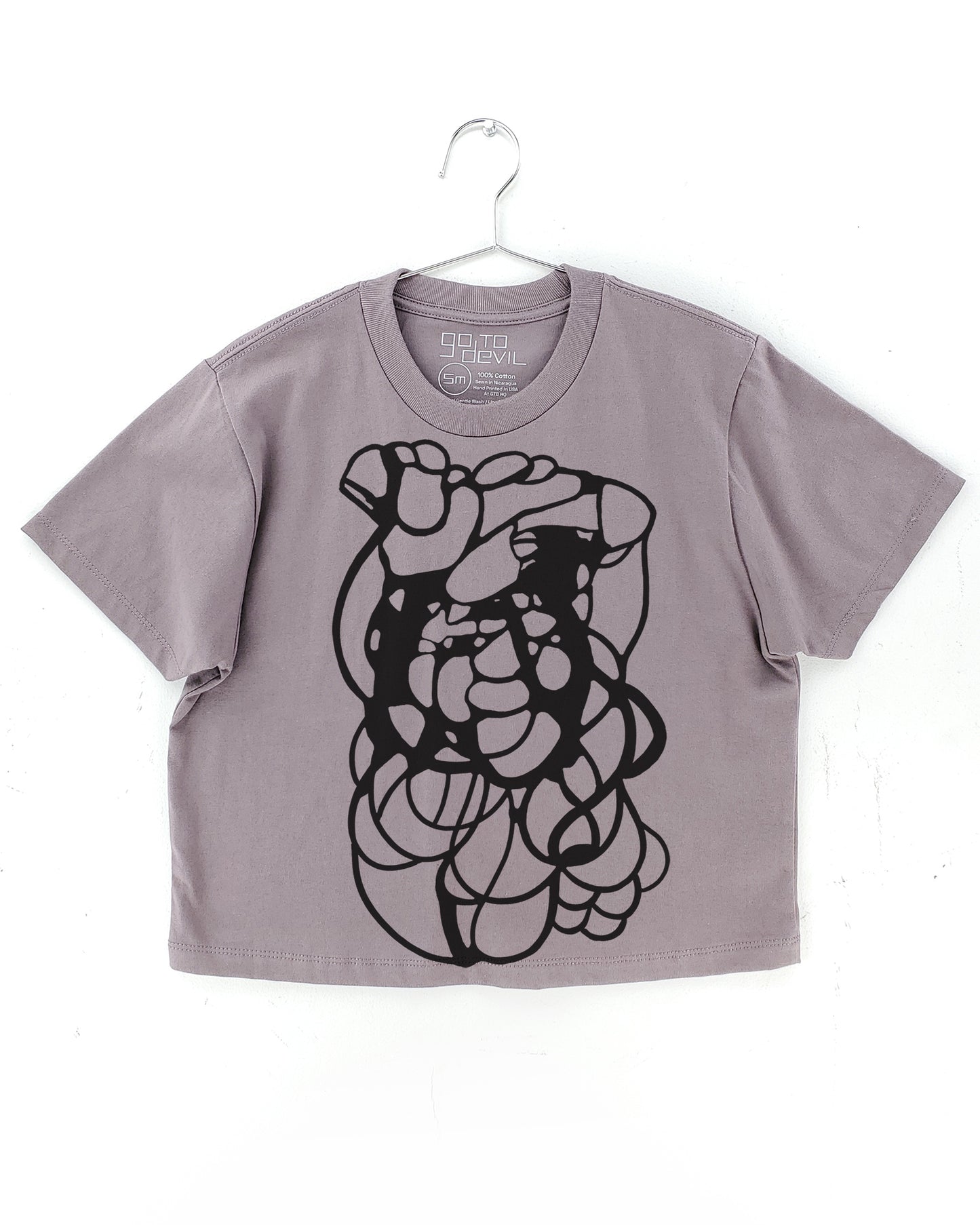 Scribble Women's Heavyweight Cotton High Waist Tee