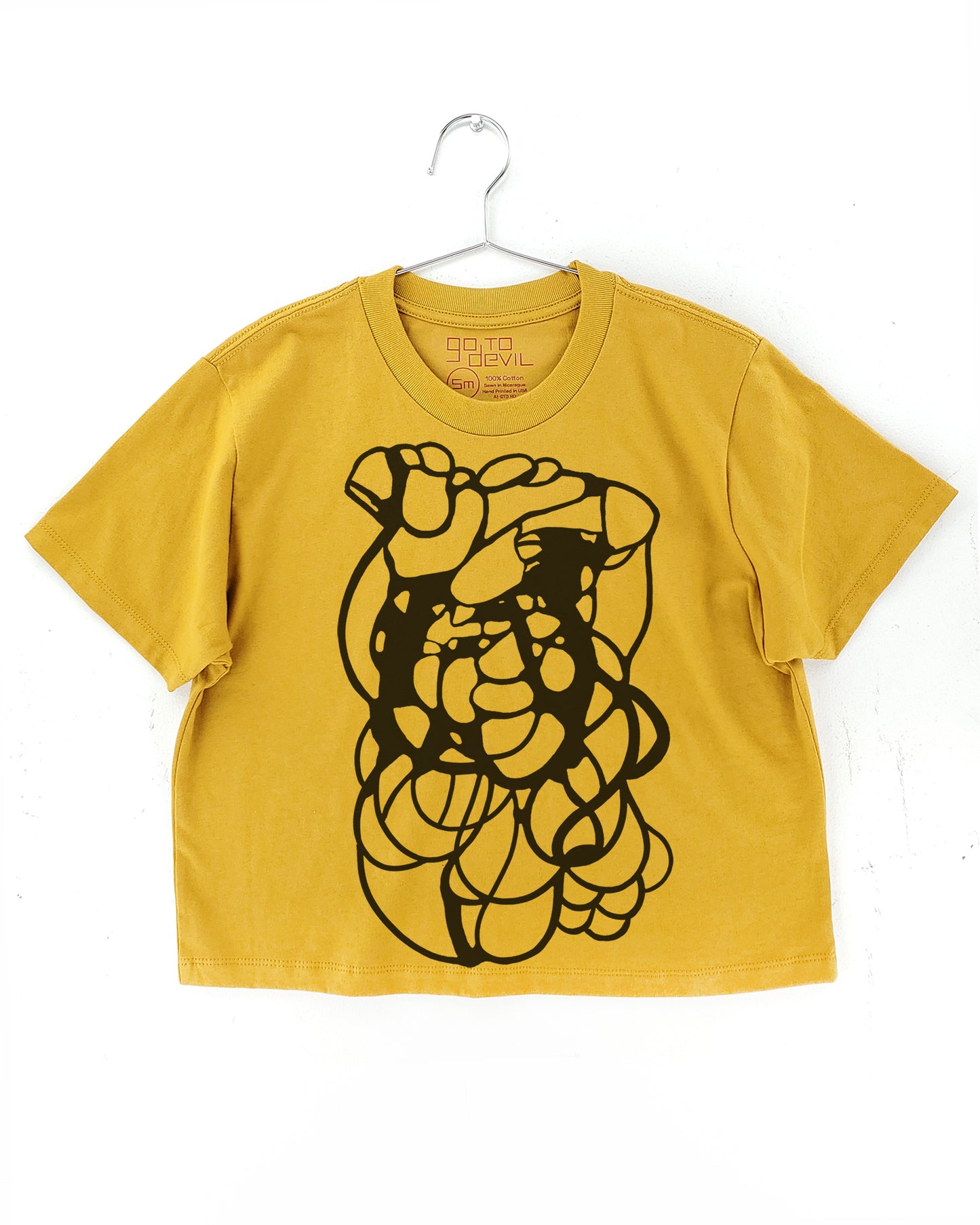 Scribble Women's Heavyweight Cotton High Waist Tee