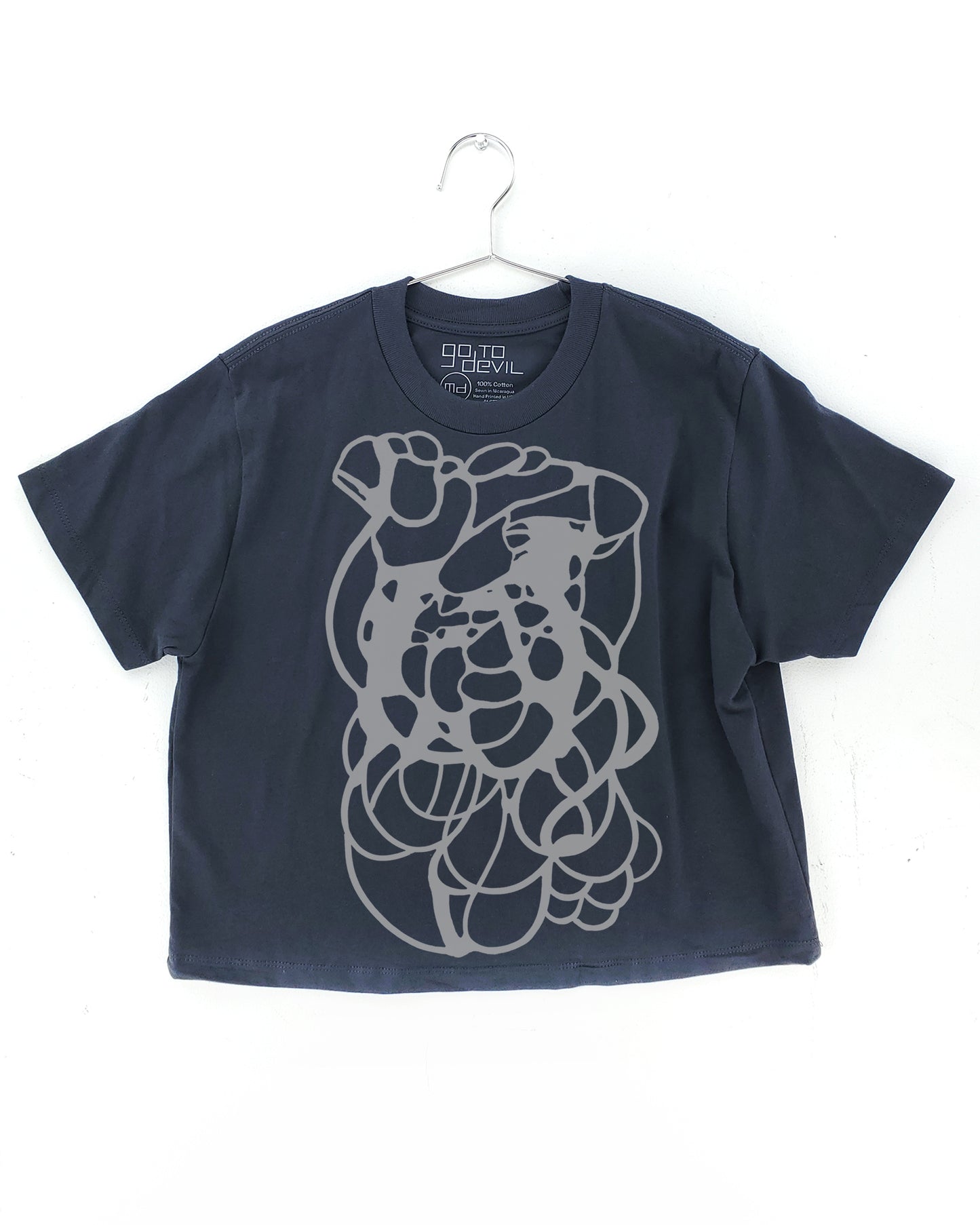 Scribble Women's Heavyweight Cotton High Waist Tee