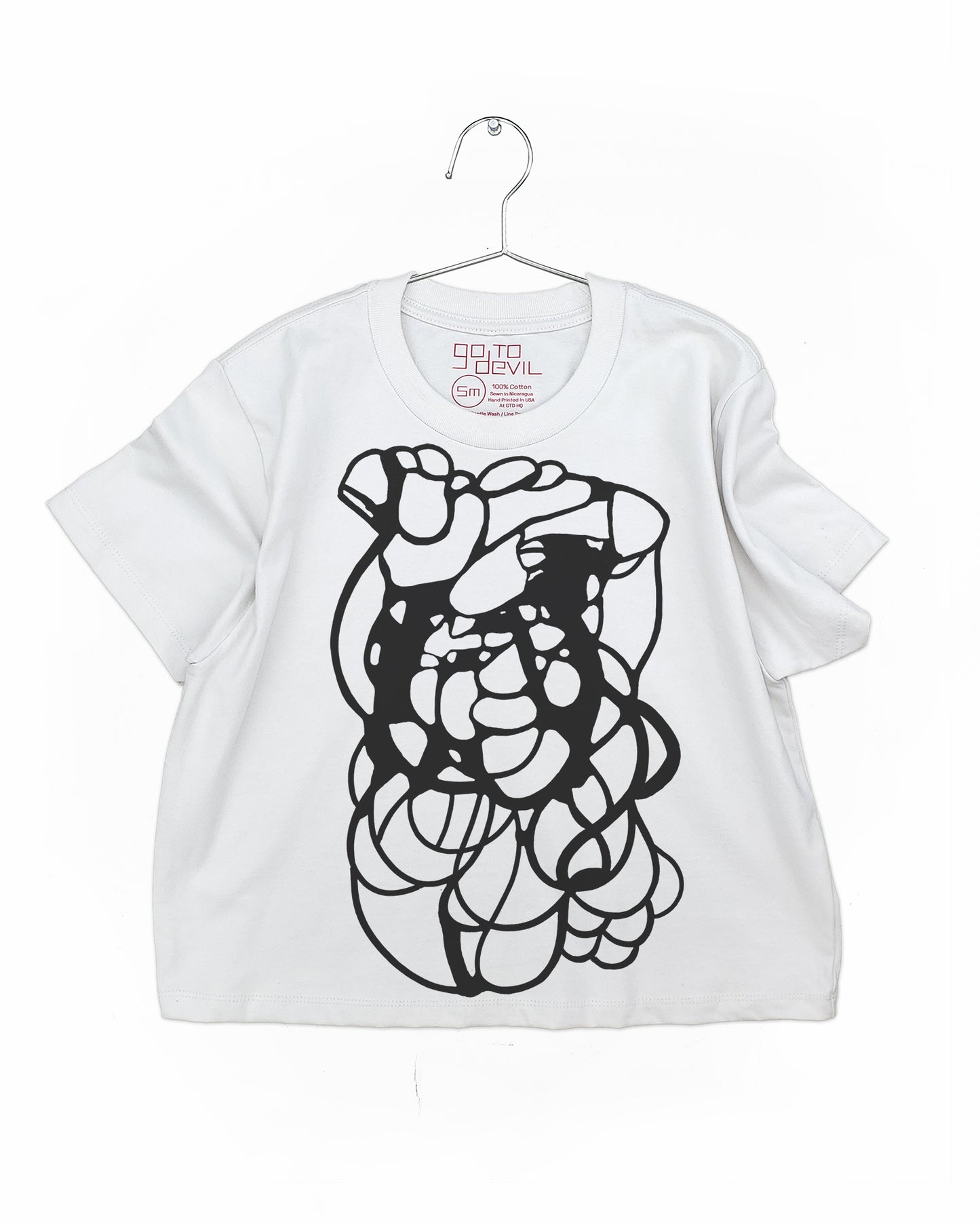 Scribble Women's Heavyweight Cotton High Waist Tee