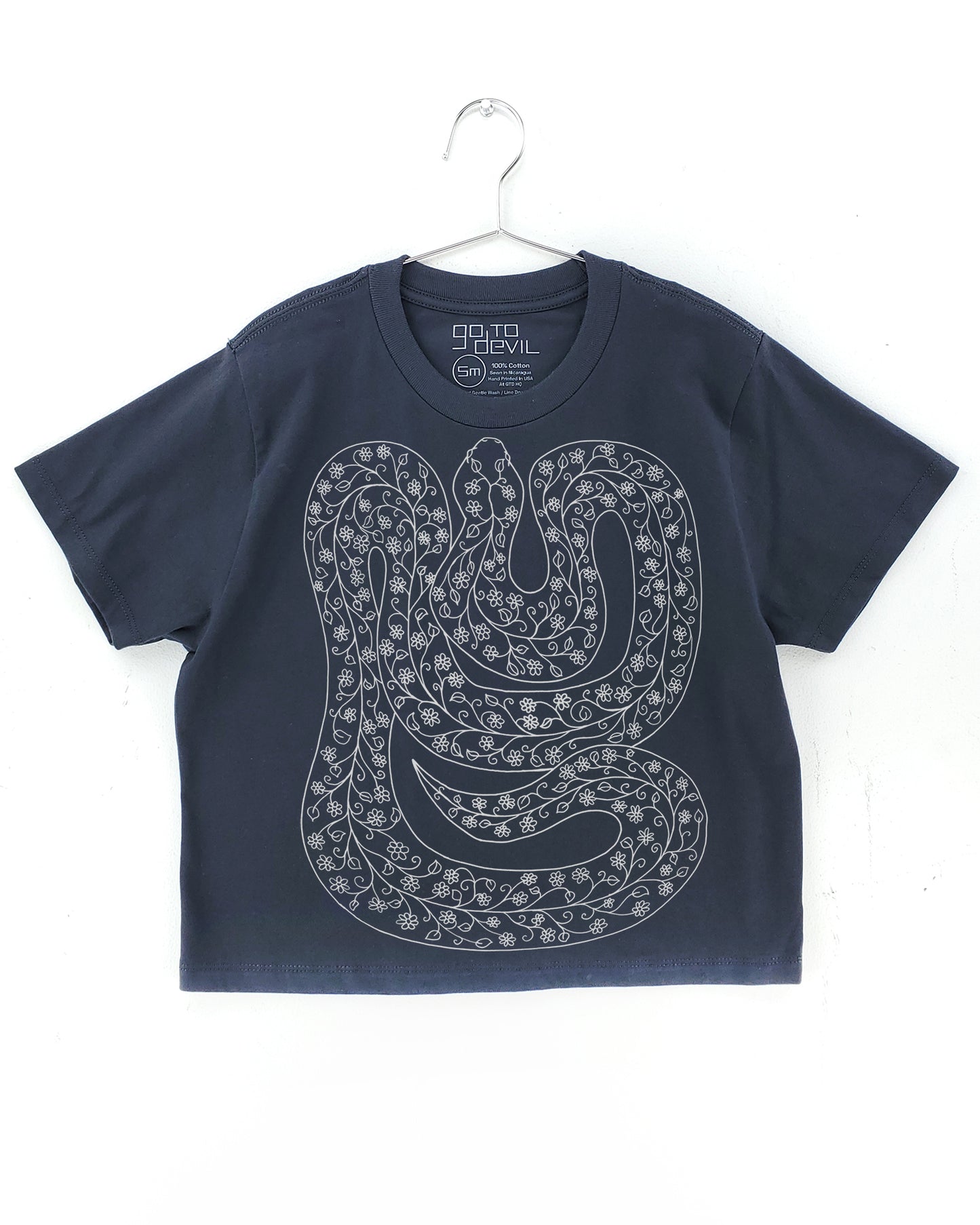 Snake Women's Heavyweight Cotton High Waist Tee