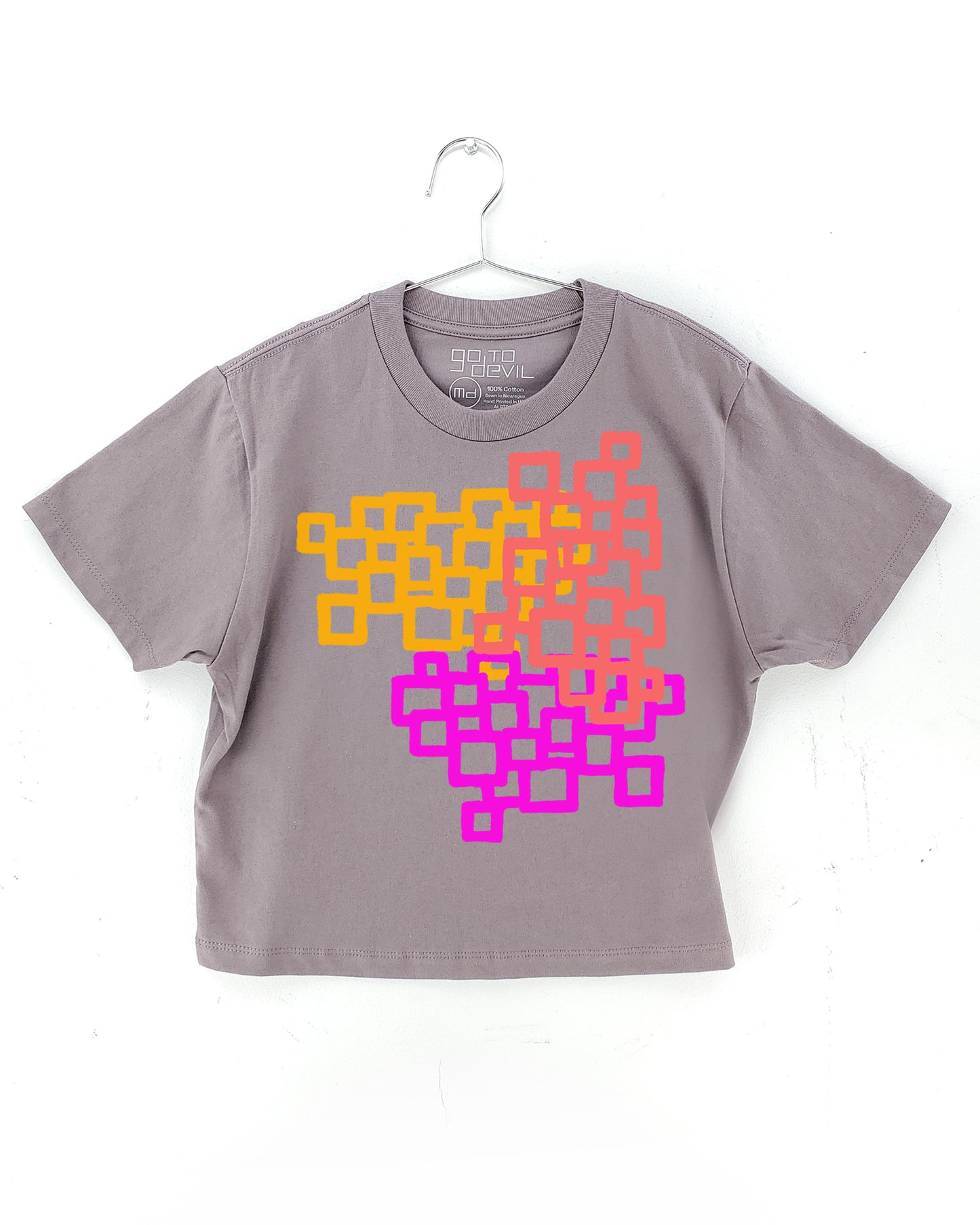 Squares Women's Heavyweight Cotton High Waist Tee