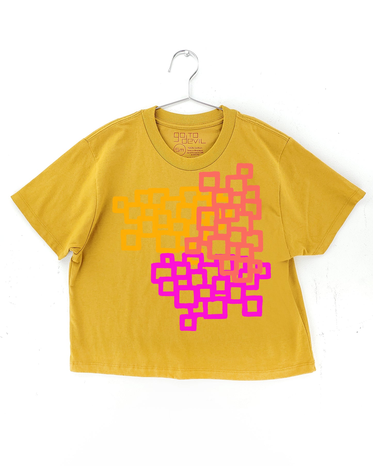 Squares Women's Heavyweight Cotton High Waist Tee