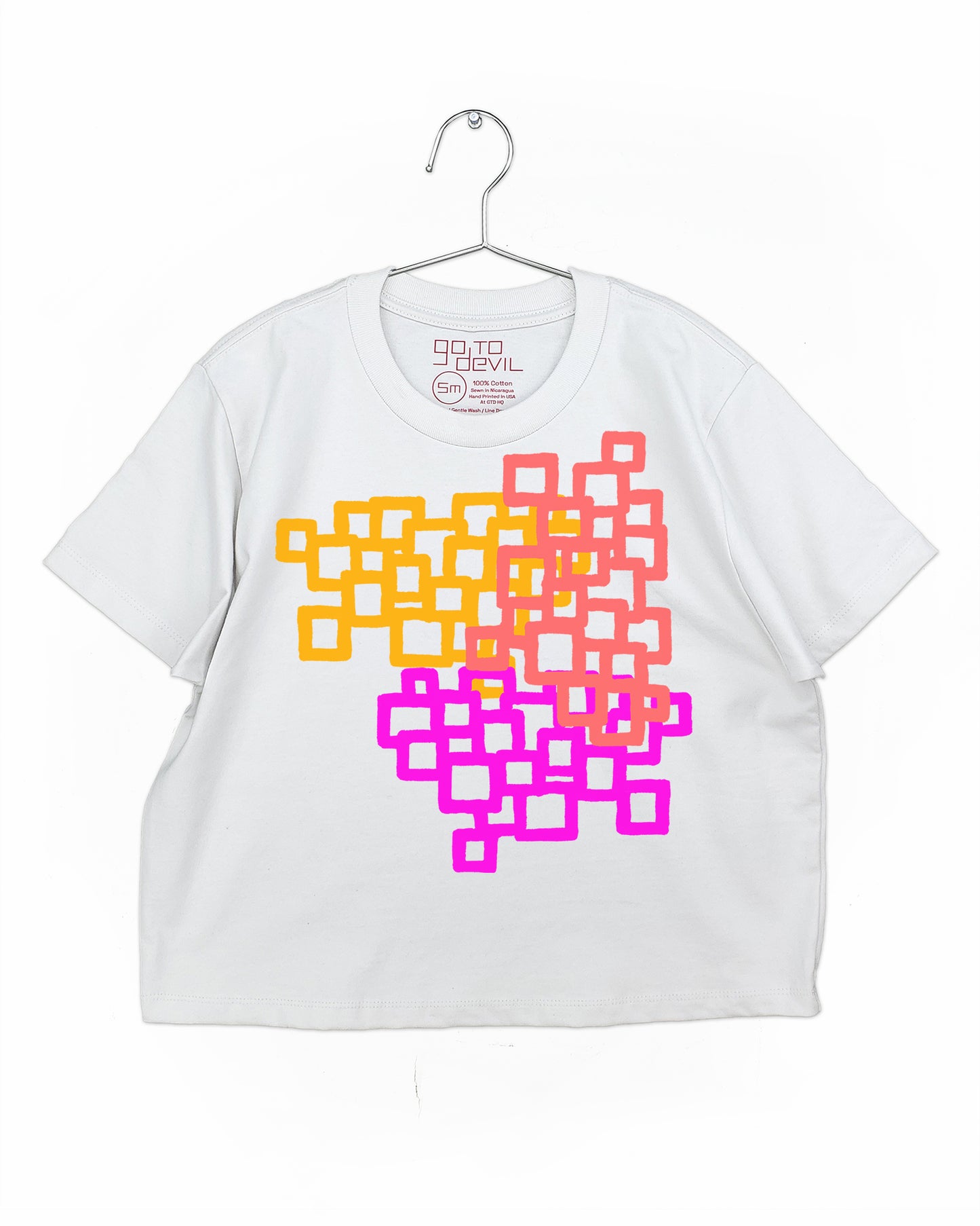Squares Women's Heavyweight Cotton High Waist Tee