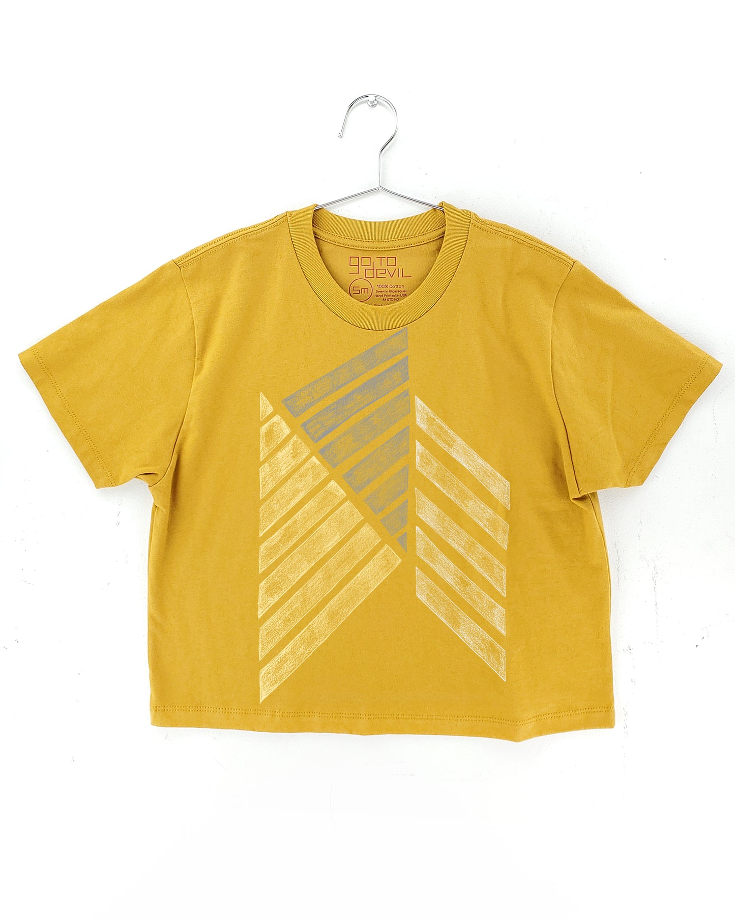 Triangles Women's Heavyweight Cotton High Waist Tee