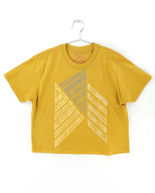 Triangles Women's Heavyweight Cotton High Waist Tee