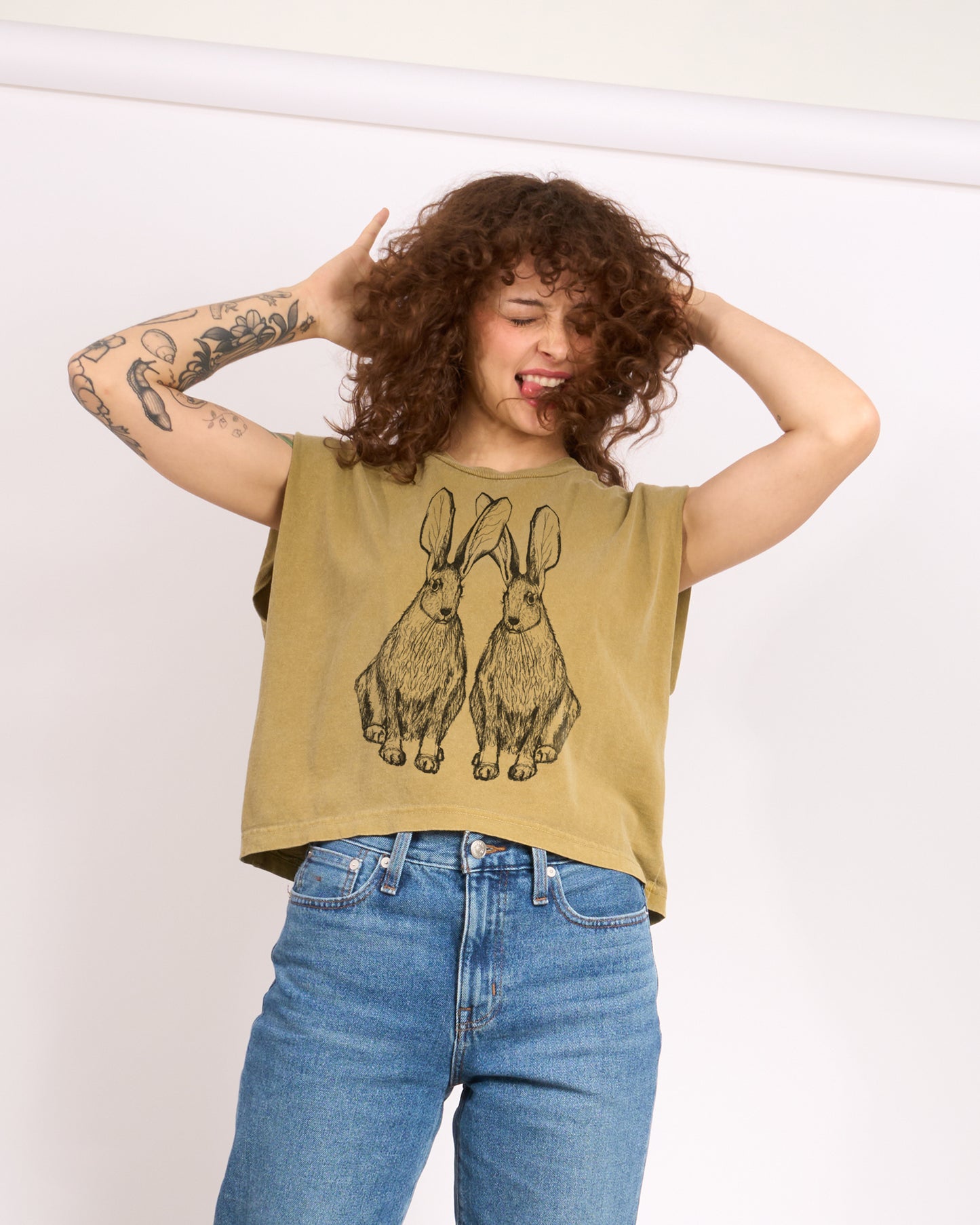 Hares Women's Heavyweight Muscle Tee