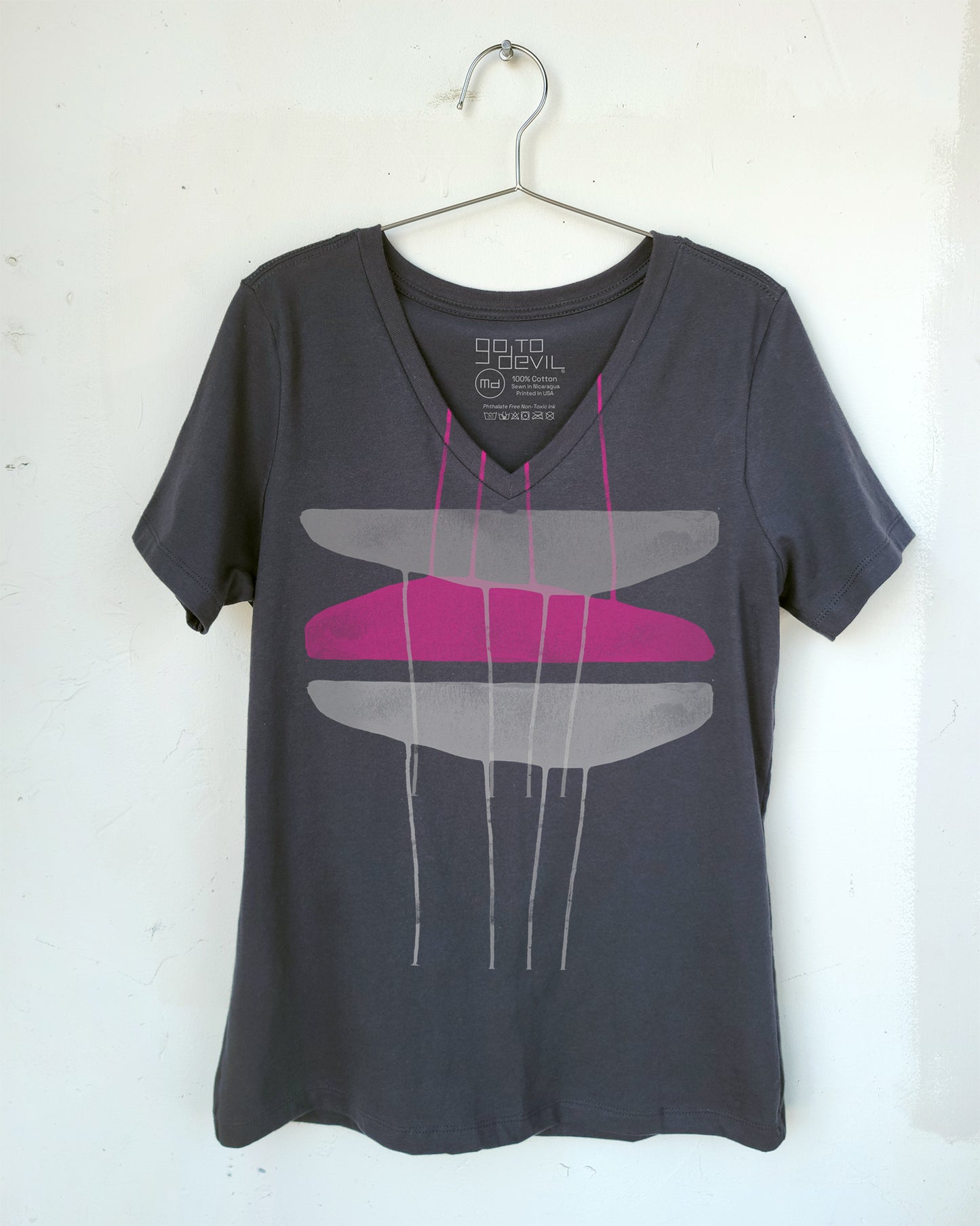 Hyper Heart Women's Vee Neck Tee