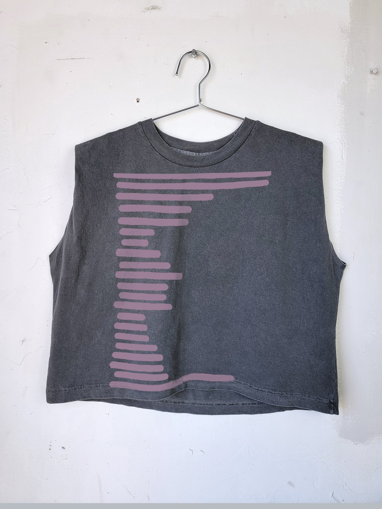 Lines Women's Heavyweight Muscle Tee