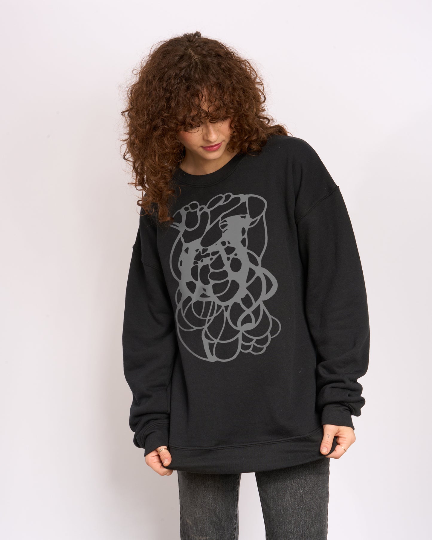 Scribble Women's Oversized Sweatshirt