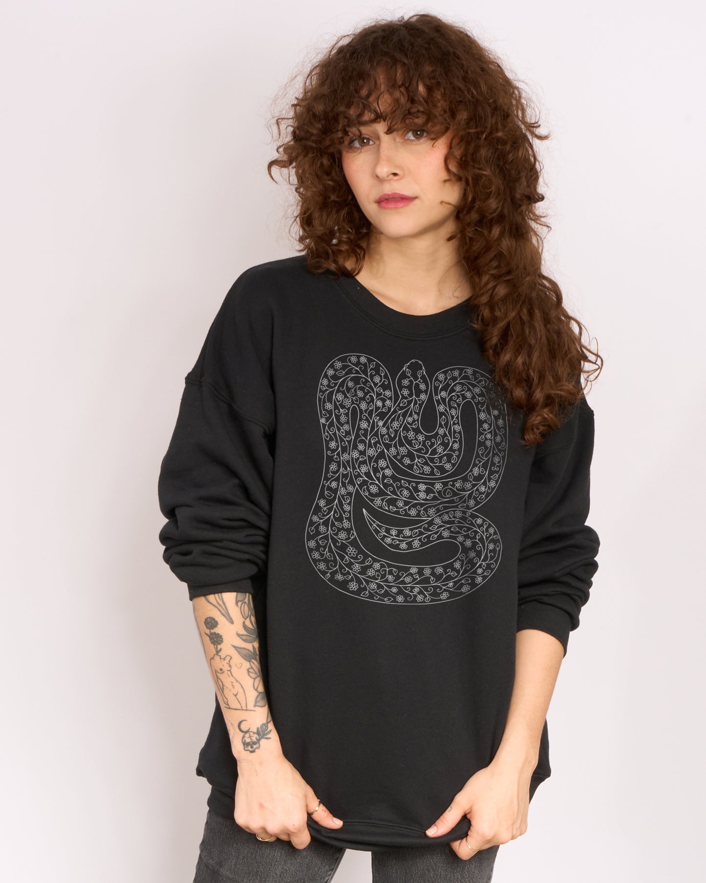Snake Women's Oversized Sweatshirt