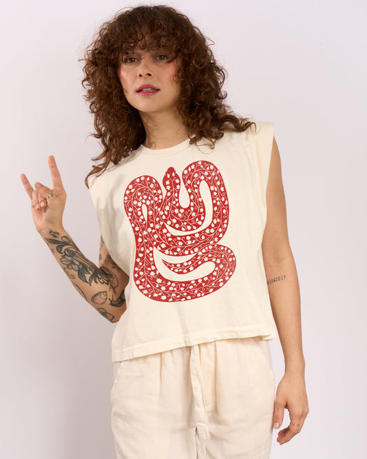 Snake Women's Heavyweight Muscle Tee