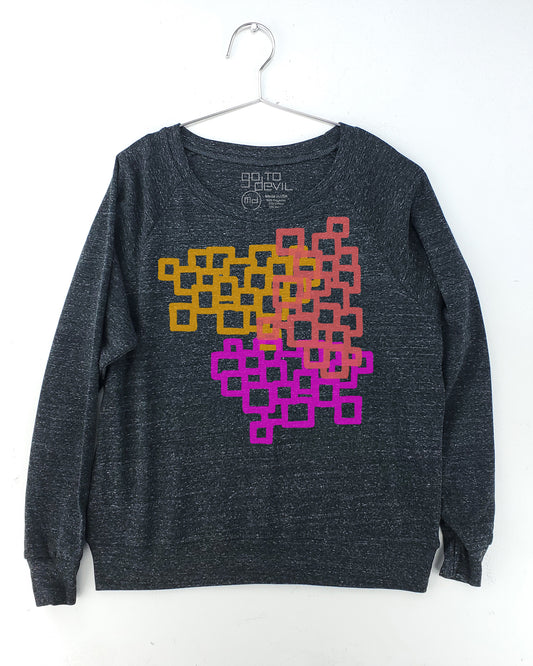 Squares Women's Tri Blend Pullover