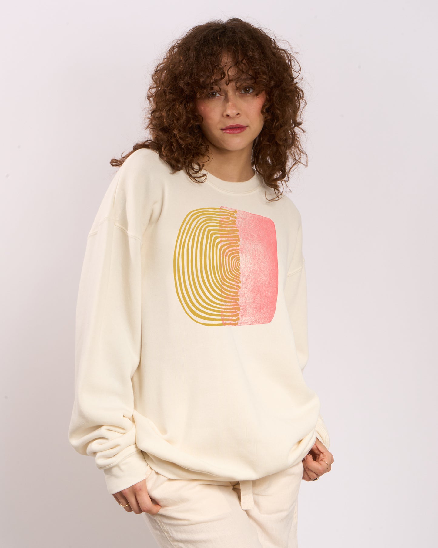 Two Parts Women's Oversized Sweatshirt