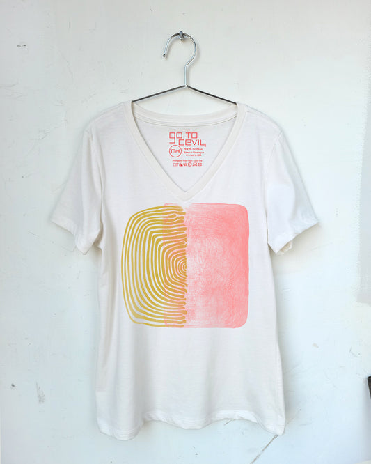 Two Parts Women's Vee Neck Tee