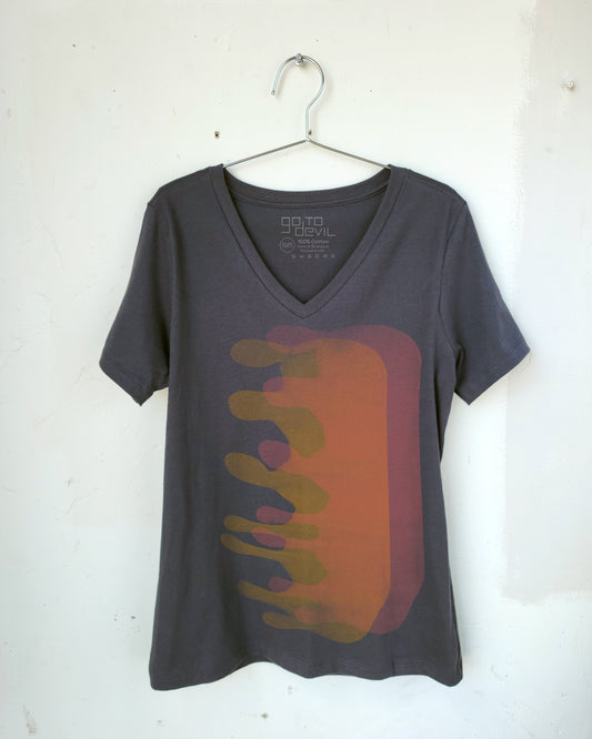 Blob Women's Vee Neck Tee