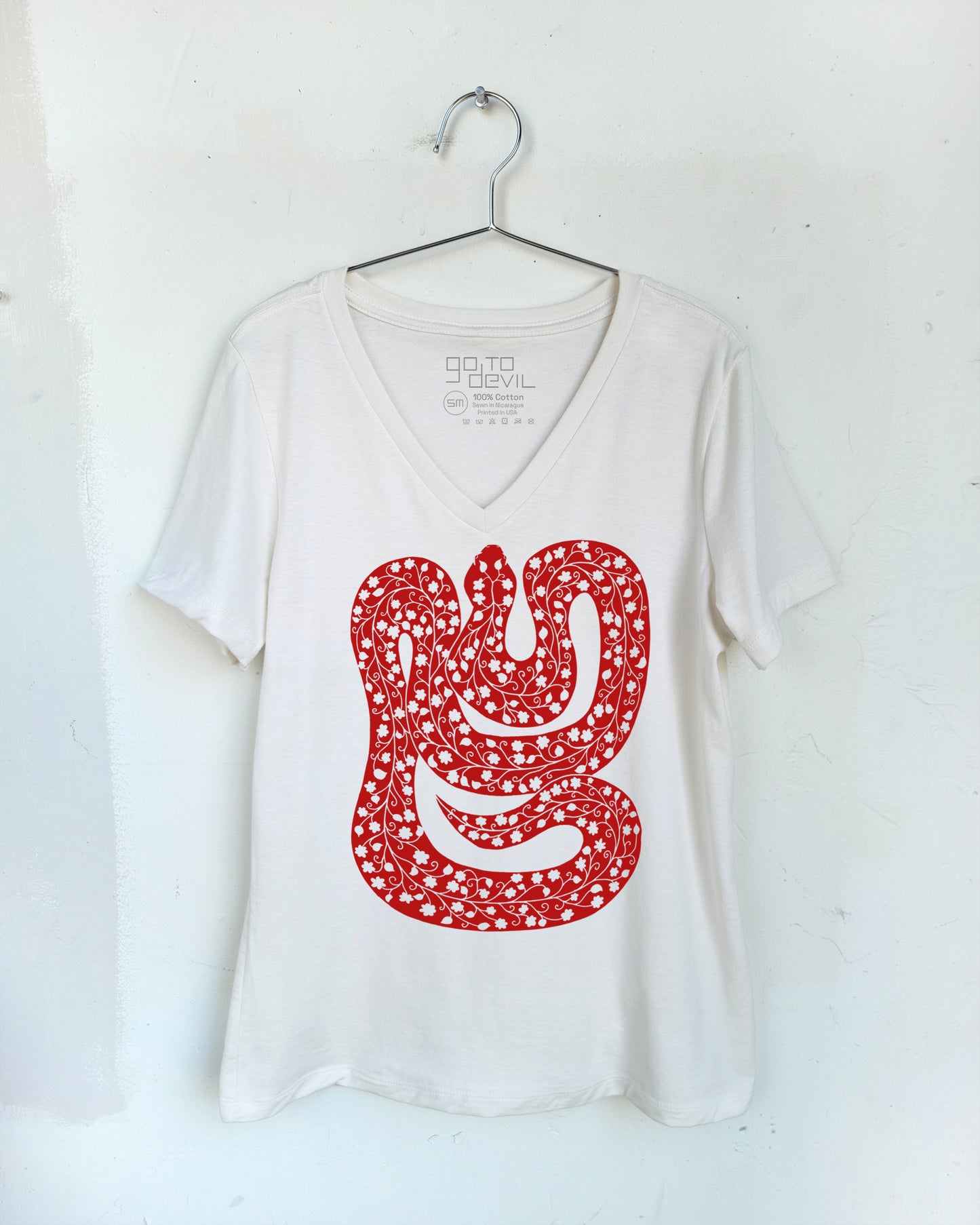 Snake Women's Vee Neck Tee