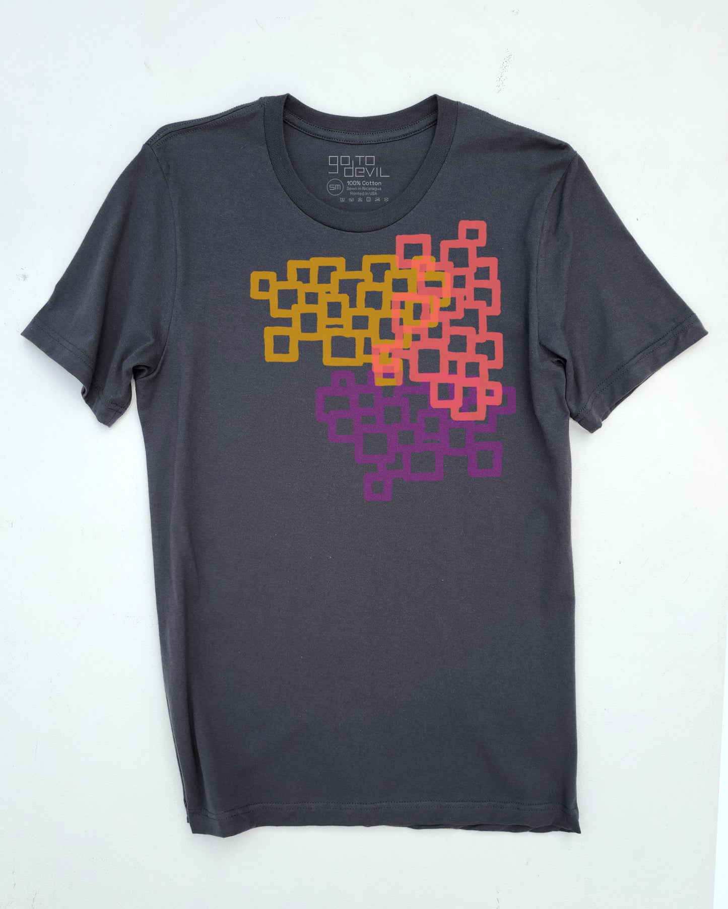 Squares Men's Crew Neck Tee