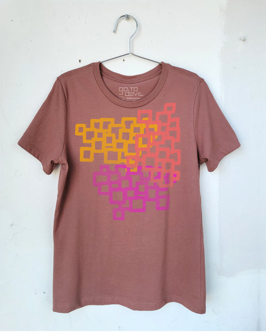 Squares Women's Crew Neck Tee